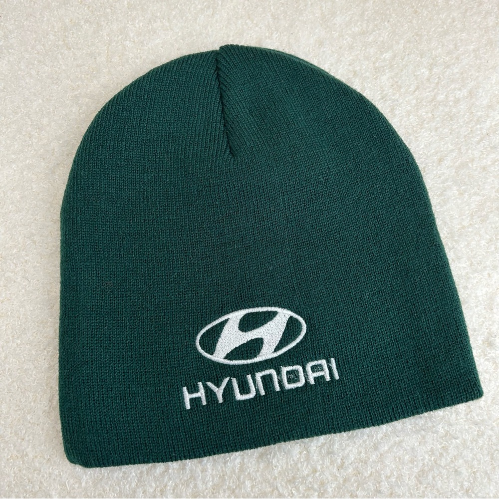 NWOT Hyundai Beanie Unisex Green